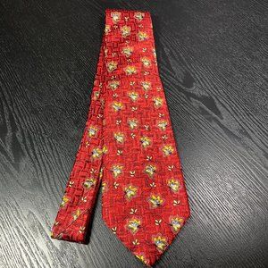 ROBERT TALBOTT Best of Class for Nordstrom - Silk Necktie Designer Tie - Red